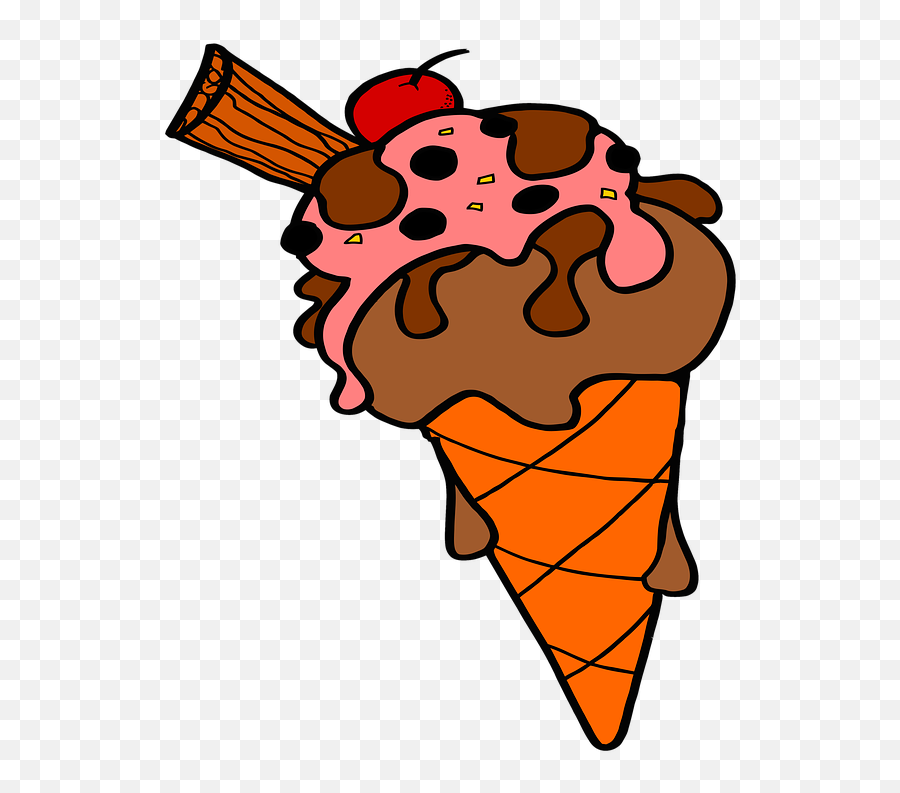 Ice Cream Cone Icecream - Casquinha Imagens De Sorvete Emoji,Emoji Chocolate Ice Cream