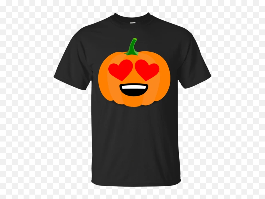 Pumpkin Emoji Heart Eyes T Shirt - Capital Of America T Shirt,Bell Emoji Png