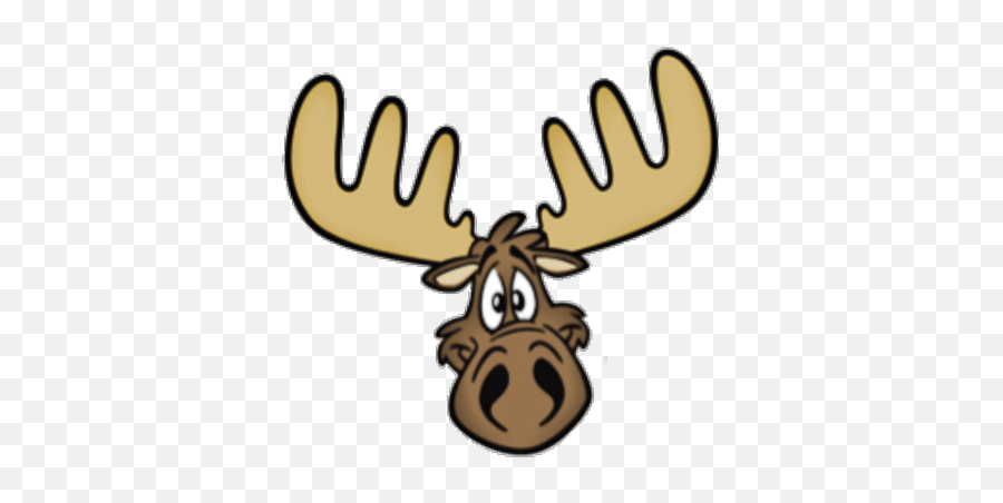 Mooxe - Moose Head Cartoon Drawing Emoji,Moose Emoji