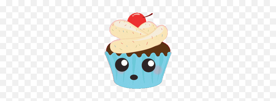 Top Cupcake Stickers For Android Ios - Smirk Emoji,Cupcake Emoticon