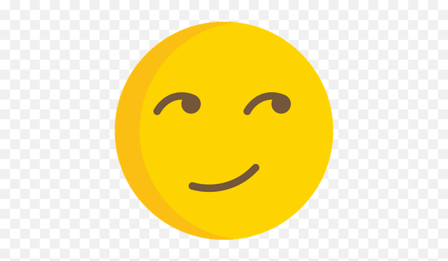 Smirking Face Emoji Icon Of Flat Style - Animated Gif Document Hand Over Gif,Smirk Face Emoji