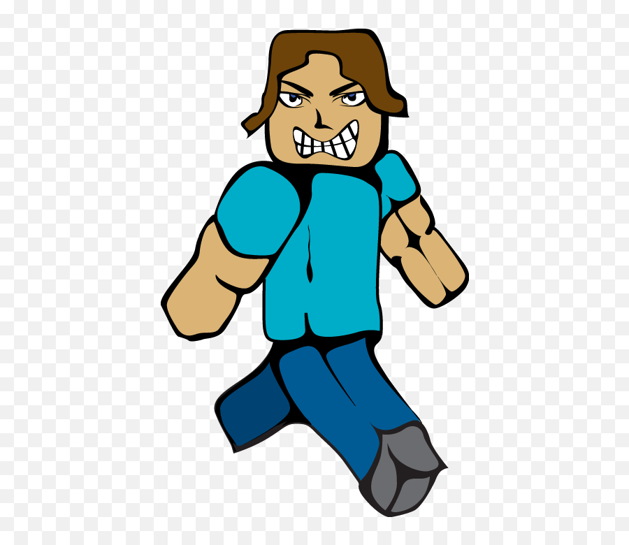 Minecraft Steve Smiling With Hands - Clip Art Emoji,Steve Emoji
