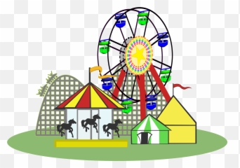 Rollercoaster Clipart Carnival - Theme Park Emoji