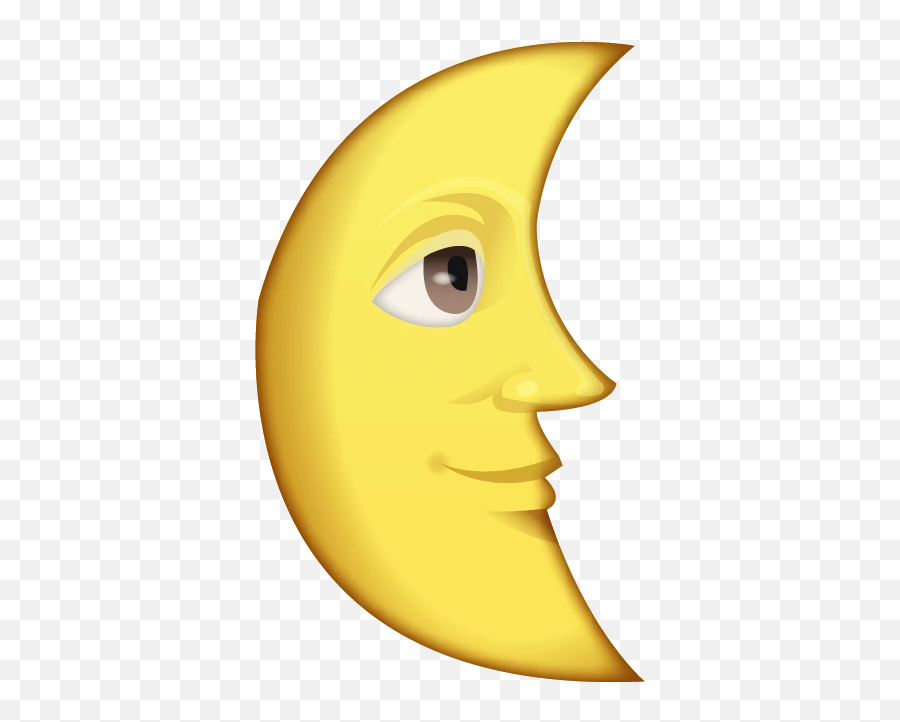 Last Quarter Moon With Face Emoji - Quarter Moon With Face Emoji,New Moon With Face Emoji