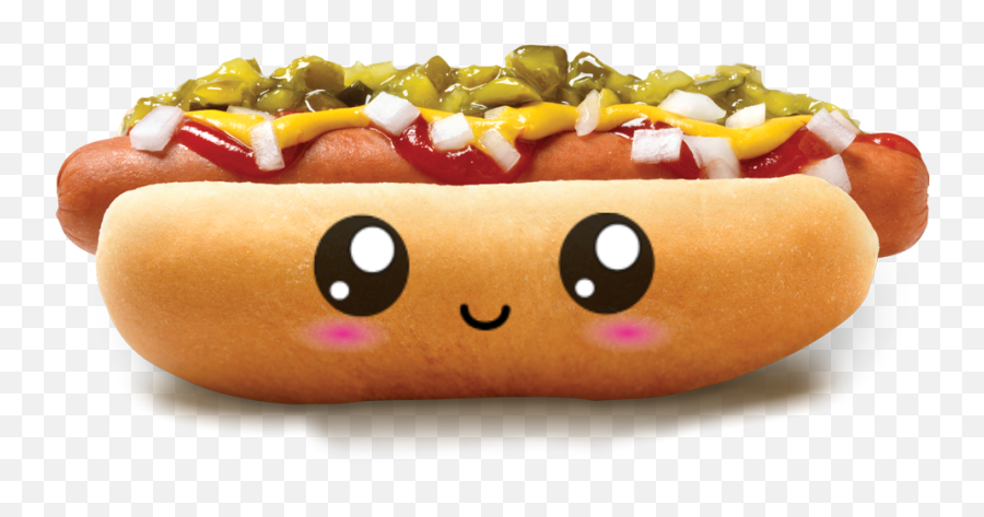 Hot Dog Sticker Challenge - Hot Dog Transparent Background Emoji,Hot Dog Emoticon