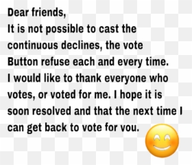 Thx For Voting If U Will - Sticker By Lenka Lienka Papier Emoji,Voting Emoji