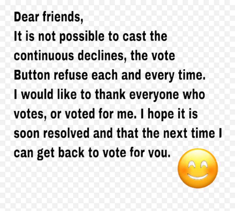 Thx For Voting If U Will - Sticker By Lenka Lienka Papier Emoji,Voting Emoji