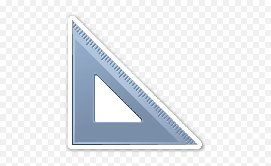 Triangular Ruler - Triangular Ruler Emoji,Ruler Emoji