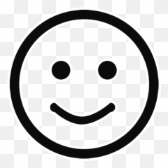 Black Outline Emoji Png Photos - Smiley,White Circle Emoji