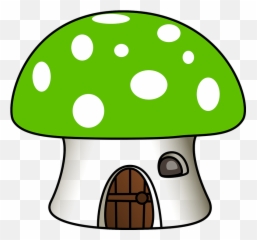 Free Dwarf Gnome Illustrations - Cartoon Mushroom House Green Emoji,Mushroom Cloud Emoji
