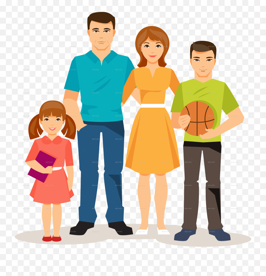 Download Family Png Image Picture Library Download - Cartoon Transparent Background Family Clipart Png Emoji,Family Emoji Png
