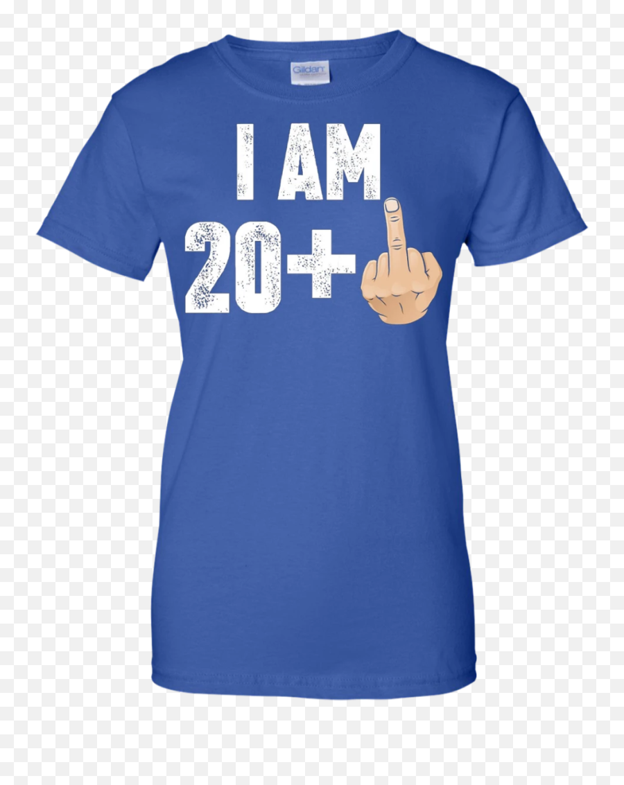I Am 20 Middle Finger Funny 21st Birthday T - Shirt Fat Tshirts Emoji,Applause Emoticon