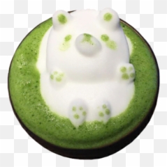 Cute Kawaii Matcha Matchalatte Latteart - Cake Decorating Emoji