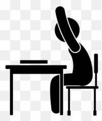 Raise Your Hand - Clip Art Studying School Black And White Emoji,Raises Hand Emoji