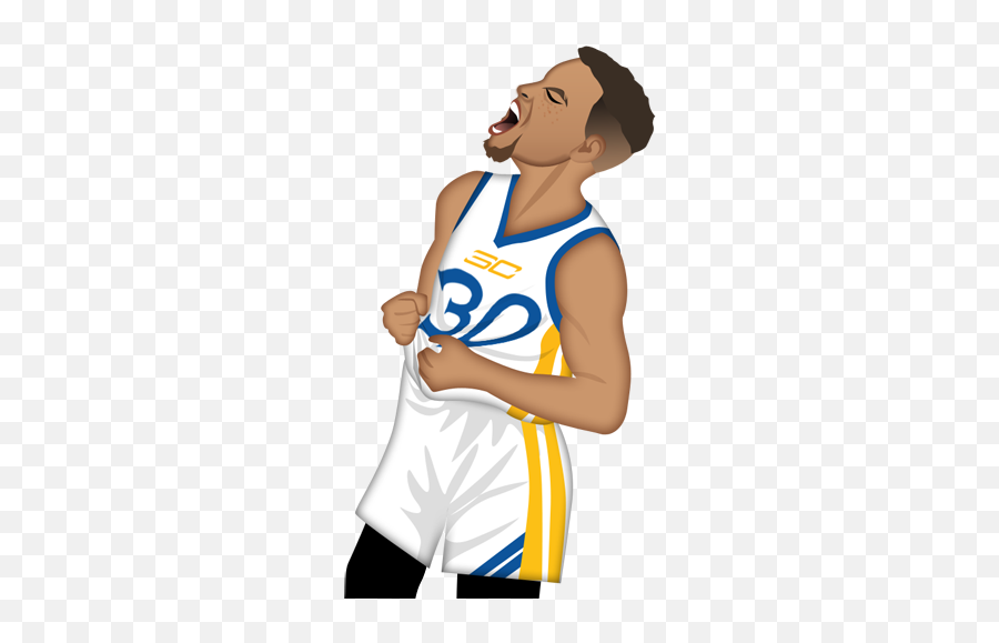 Stephmoji - Golden State Warriors Cartoon Curry Emoji,Warrior Emoji