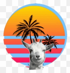Owo Goat Gif - Owo Goat Chewing Descubre U0026 Comparte Gifs Black Palm Tree Silhouette Emoji,Reee Emoji