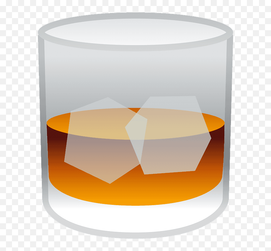 Sklenice Whisky Emoji Klipart - Whiskey Emoji,Shot Glass Emoji