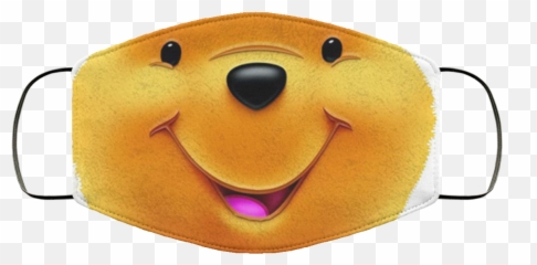 Winnie the Pooh quarantined Face Mask - Tee Rock N Roll The Covid Emoji