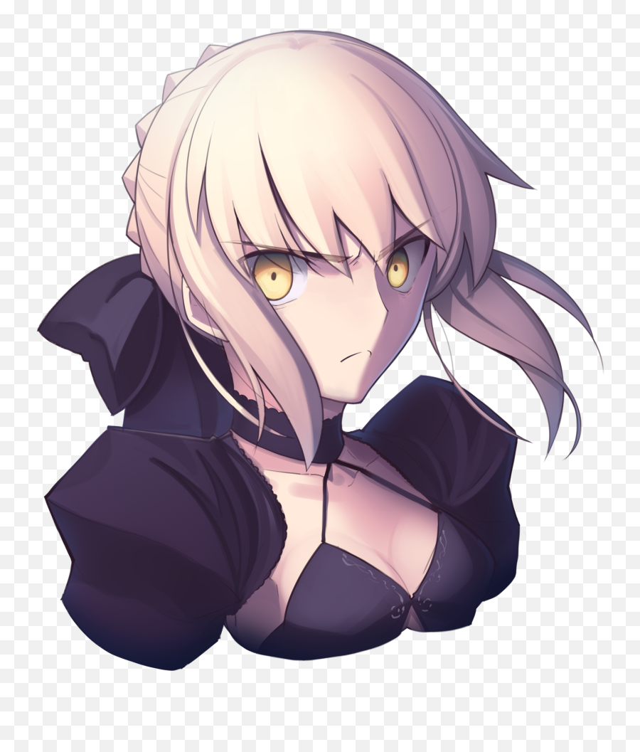 Download Hd Saber Alteryou Made Her Angry - Angry Saber Saber Alter Png Emoji,Saber Emoji