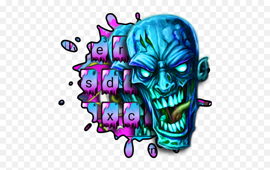 Zombie Graffiti Keyboard Theme - Zombie Graffiti Emoji,Zombie Emojis For Android