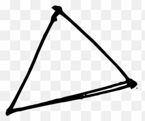 Triangle - Transparent Hand Drawn Emoji