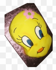 Sculpted Tweety Bird Cake - Emoji