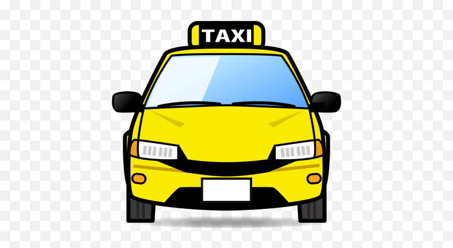 Oncoming Taxi Emoji For Facebook Email - Taxi Emoticon,Taxi Emoji