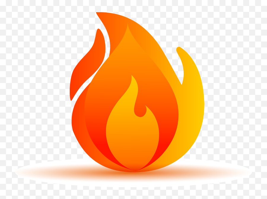 Flame Vector Elements Png Download - Transparent Background Fire Icon Emoji,Fire Emoji Vector