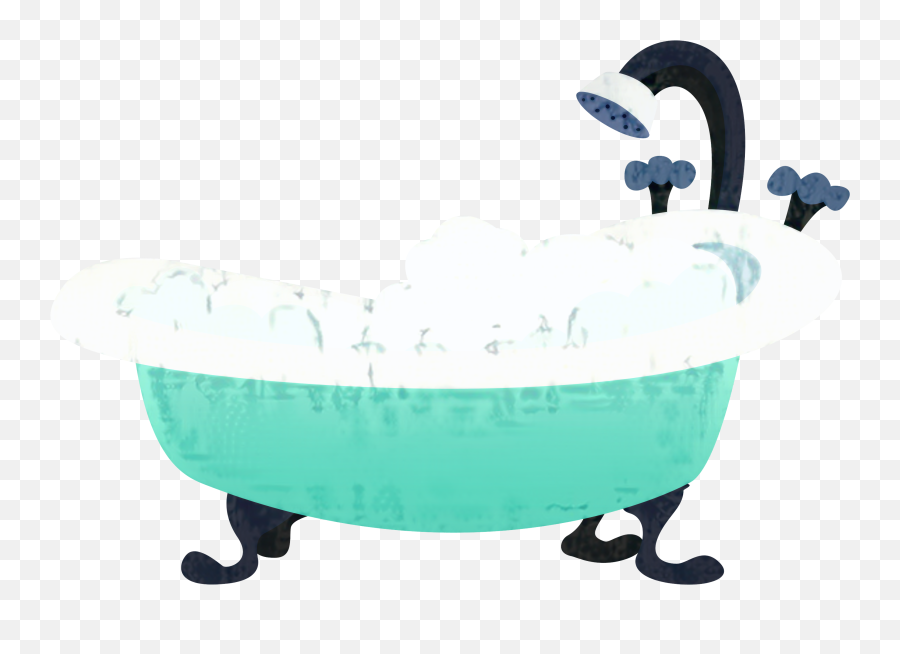Clip Art Baths Portable Network - Cartoon Bathtub Transparent Background Emoji,Hot Tub Emoji