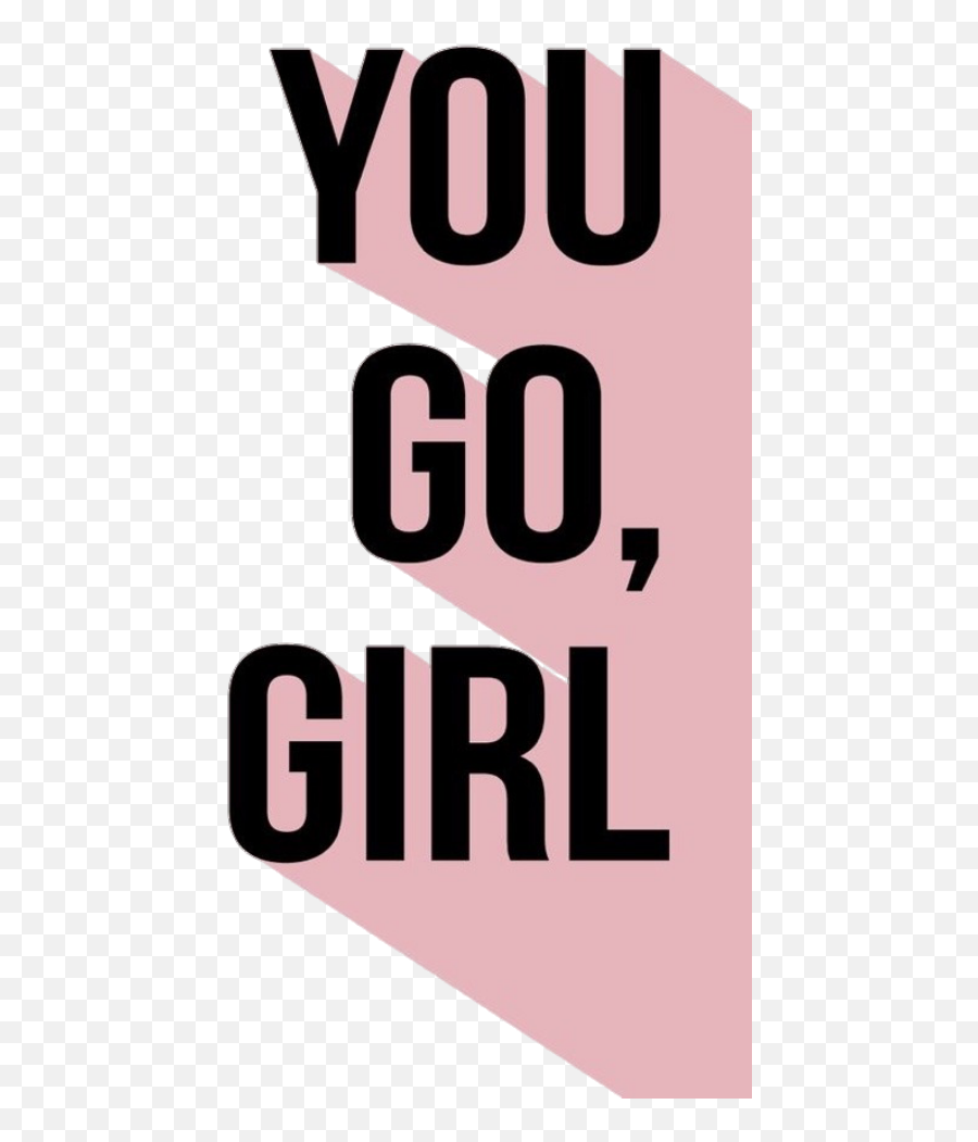 Yougogirl Pink Tumblr Random Freetoedit - Graphic Design Emoji,You Go Girl Emoji