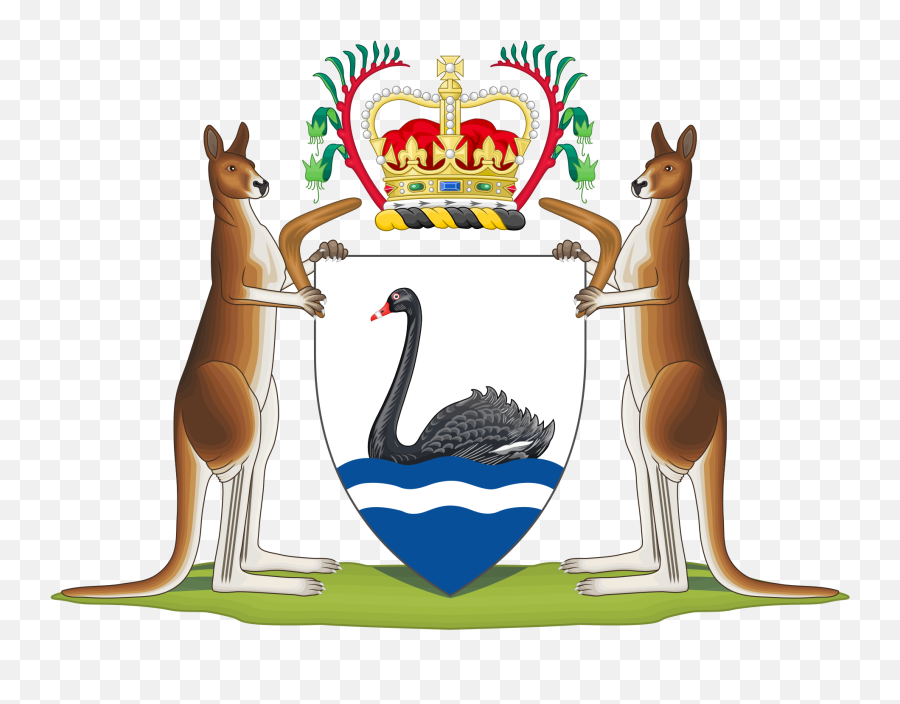 Coat Of Arms Of Western Australia - Western Australia Coat Of Arms Emoji,Australian Flag Emoji