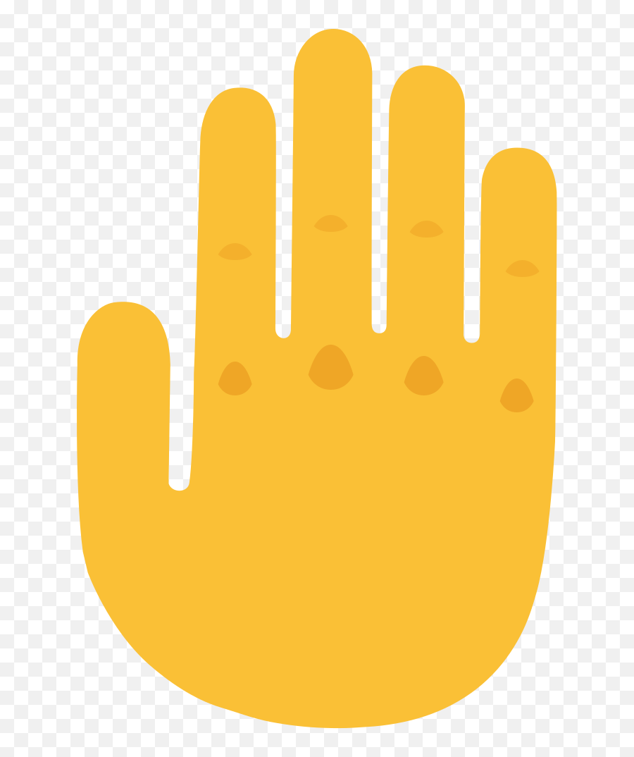 Emoji U1f91a - Hand,Circle Hand Emoji