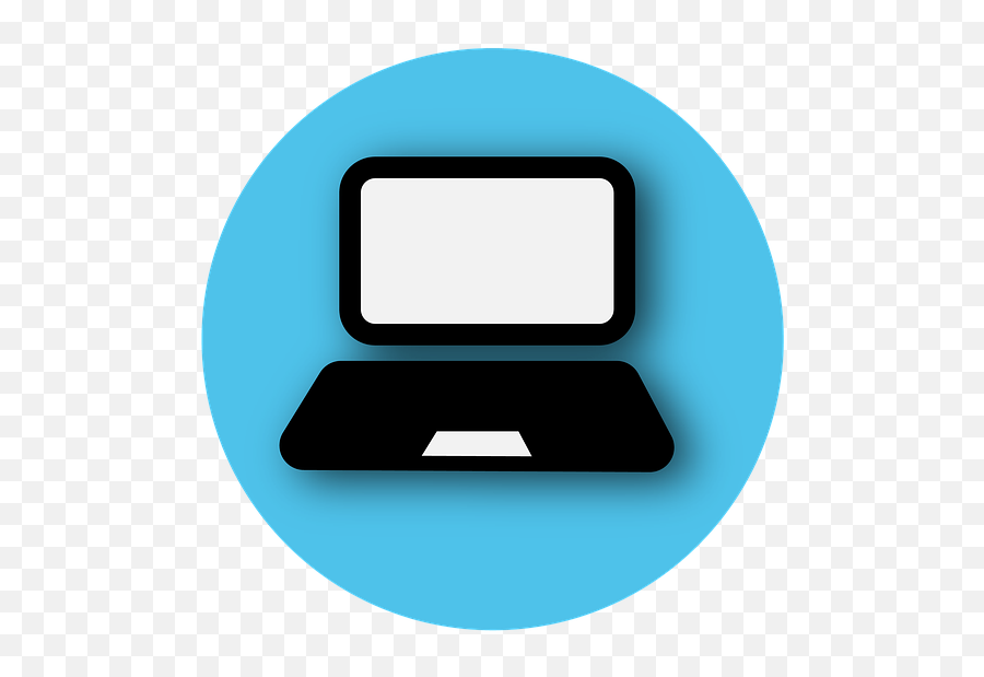 Computer Notebook Informatics - Blue Laptop Logo Png Emoji,How To Write Emojis On Pc