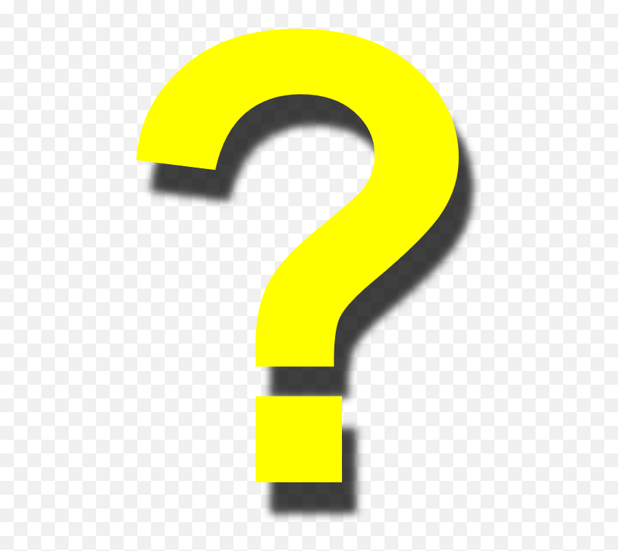Free Transparent Question Mark Image - Question Mark Yellow Png Emoji,Question Mark Emoji Ios 9
