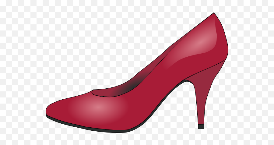 Red Shoe Vector Clip Art - High Heel Shoe Cartoon Emoji,Red Dancing Lady Emoji