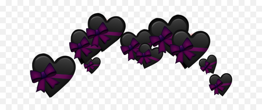 Emoji Emojis Emojicrown Crown Black Purple Aesthetic - Black And Purple Emojis,Black Crown Emoji