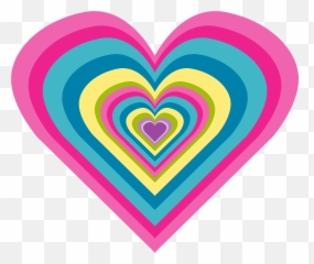 Glitter Clipart Colourful Heart - Rainbow Emoji