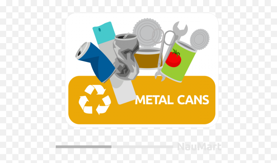 Metal Recycle Sticker - Graphic Design Emoji,Recycle Emoji