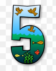 Five Fifth Day 5 Religion - Number 5 Clipart Emoji,Mushroom Cloud Emoji