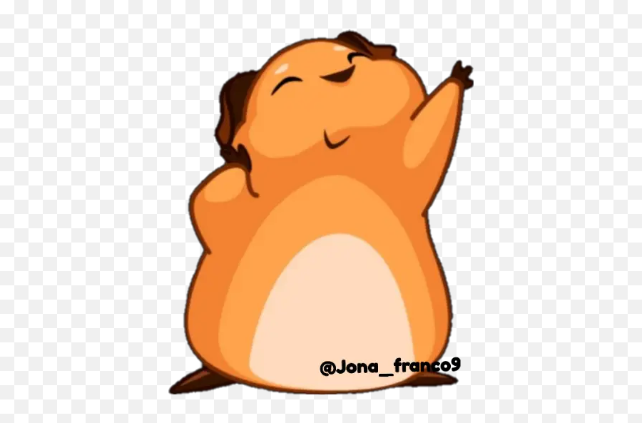 Melie The Cavy Vijiti Kwa Whatsapp - Melie The Cavy Sticker Telegram Emoji,Boobie Emoji