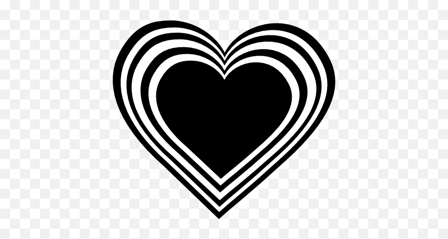 Free Heart Shape Clipart Download Free Clip Art Free Clip - Black And White Love Heart Emoji,White Heart Emoticon