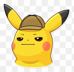 Sticker Pikachu Detetive Telegram Emoji