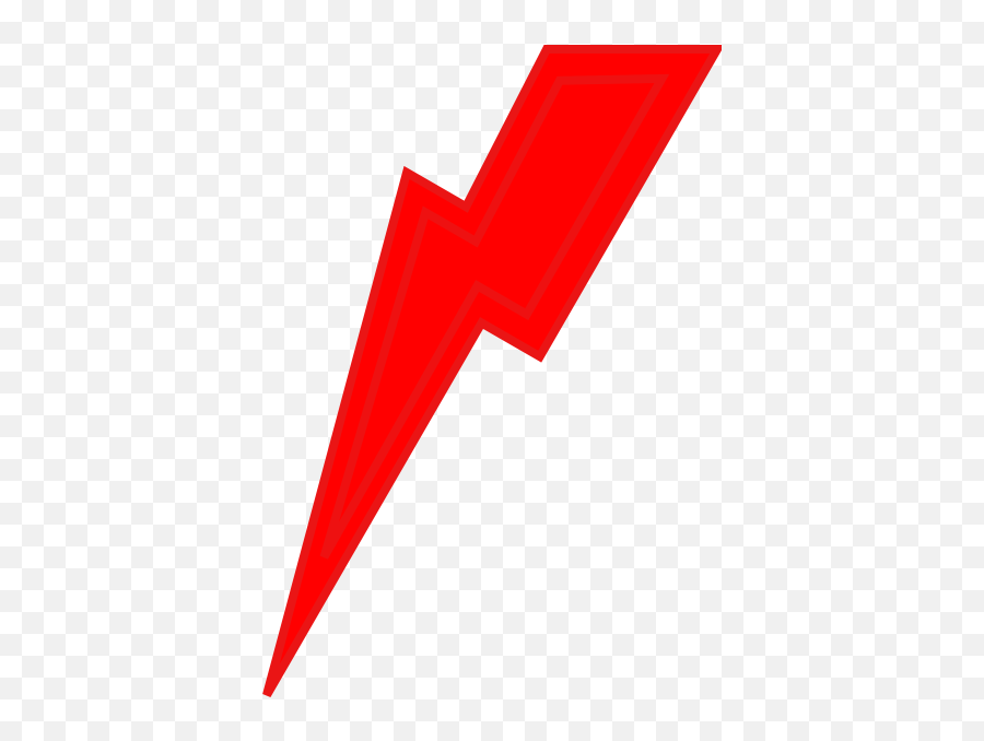 Lightning Bolt Clipart Red - Transparent Red Lightning Bolt Png Emoji,Lightening Bolt Emoji