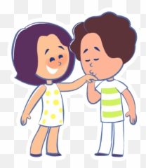Animated Stickers - Kiss On Hand Cartoon Emoji,Hug Animated Emoticon