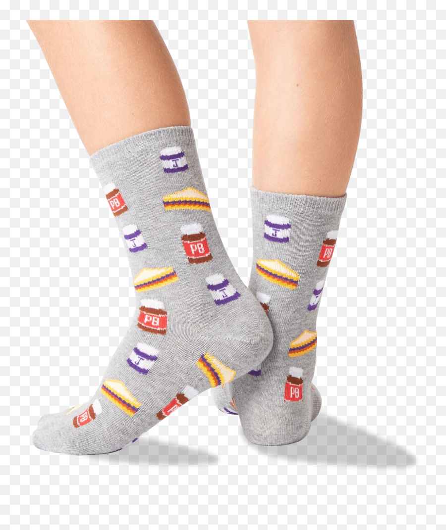Kids Peanut Butter And Jelly Socks - Sock Emoji,Peanut Butter Jelly Emoji