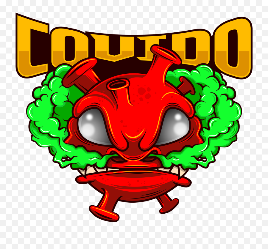 Covid - Coronavirus Dibujo Animado Emoji,Smoke Emoji