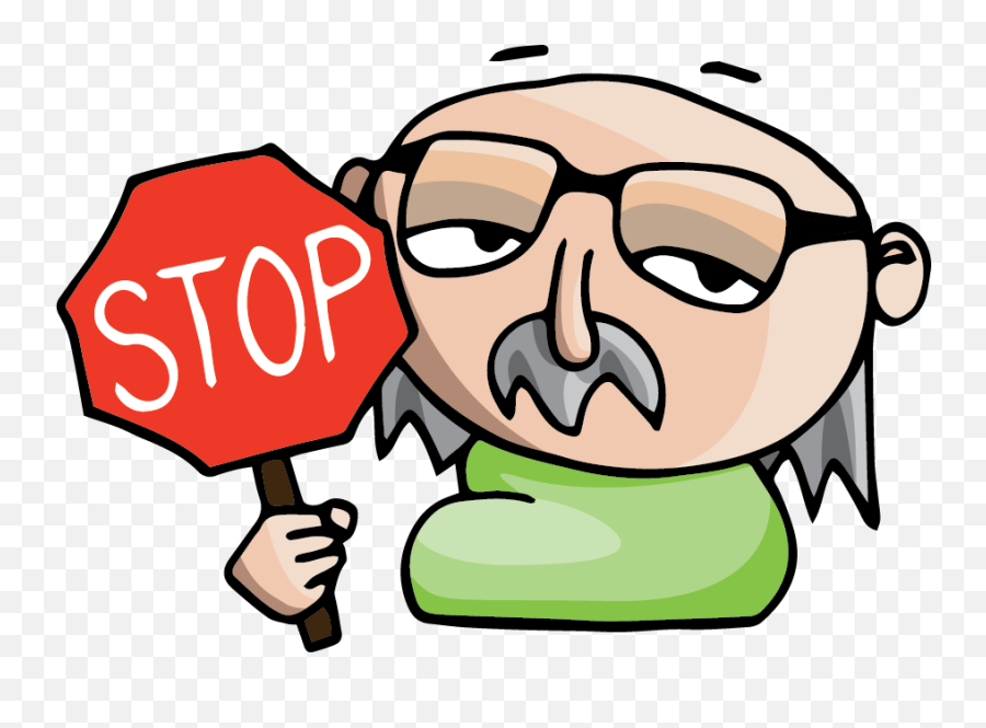 Character Emoji Sticker Pack On Behance - Eyeglass Style,Stop Sign Emoji