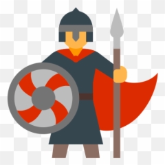 Iron Age Warrior Icon - Illustration Emoji