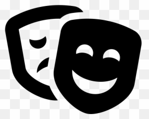 Font Awesome 5 Solid Theater - Font Awesome Mask Emoji,American Flag Emoticon