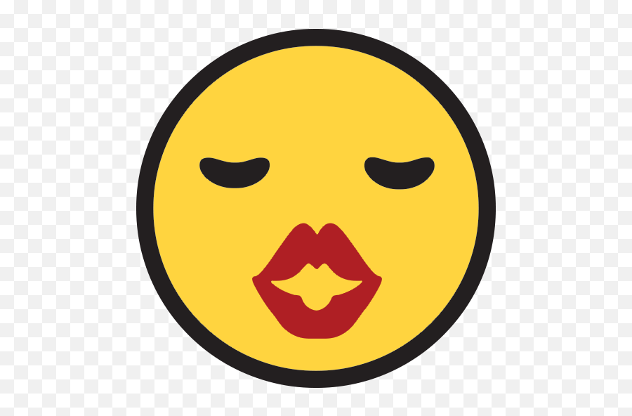 Kissing Face With Closed Eyes Emoji For Facebook Email - Emojis,Kissing Face Emoji
